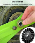 Hand holding washer for Lawn Mower Blade Replacement Kit For 21 Inch Dual Blade Mowers LM2130SP LM2150SP LM2160SP Easy Install