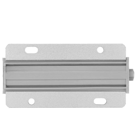 Easy Push to Open Cabinet Damper Buffer with Magnetic Catch for Kitchen Cupboards and Drawers No Handle and Soft Close in silver