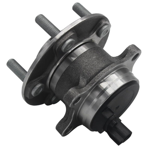 Rear Wheel Bearing And Hub Assembly For Ford Focus 2012-2018 5 Lug With ABS Without Active Park Assist Direct Fit Replacement