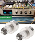 UHF SO239 Female To RCA Male Coax Connector Adapter For Ham Radios And Heathkit Gear Plug And Play RF Coaxial Adapter