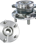 Two Piece Front Wheel Hub And Bearing Assembly Set For RAV4 2006-2018 Mirai 2016-2020 Scion Tc 2011-2016 With ABS 5 Lug Bolt Pattern Drop In Replacement