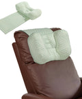 Recliner Neck Pillow With Pocket For Side Sleepers on brown recliner, green ergonomic headrest cushion for neck pain relief