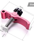 Two Pack T Track Hold Down Clamps For CNC Router And Woodworking Fixturing Aluminum Spoilboard Ready with dimensions shown