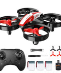 Mini Drone For Kids And Beginners Indoor RC Nano Quadcopter With Auto Hovering 3D Flips Headless Mode 3 Batteries Toss Launch