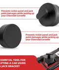 Non Marring Rubber Jack Pads For Corvette Lift Pucks Set Of 4 Heavy Duty Floor Jack Pads For C5 C6 C7 C8 Protect Floors