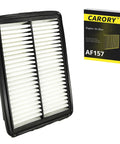 Beefed Up Engine Air Filter Replacement Fits Hyundai Elantra 2017 to 2020 Elantra GT box and filter shown