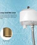 Dual Nozzle Bidet Attachment For Toilet With Self Cleaning Nozzles And Hot And Cold Water Spray valve and brass water inlet
