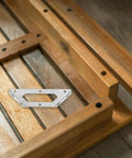 Stainless Steel Angle Brackets 4 Piece Set For Beams And Cabinets Silver Corner Braces Providing Strong Support And Stability
