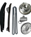 Super Tough Timing Chain Kit With Exhaust And Intake CVVT Gears For Kia Soul 2.0L And Hyundai Elantra 1.8L L4 Gas Vezza Model Years 2011-2014 Keeps Your Engine Humming Smooth And Reliable Without Breaking The Bank timing chain kit with guides and gears