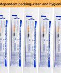 Premium 100 Pack 1Ml Luer Lock Syringes With 25Gauge Needles, Heavy Duty Industrial Disposables in individual sterile packaging.