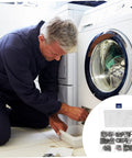 Mechanic using 390 Count Serrated Tooth Lock Washers Set M3 To M10 Stainless Steel Assortment Kit for maintenance