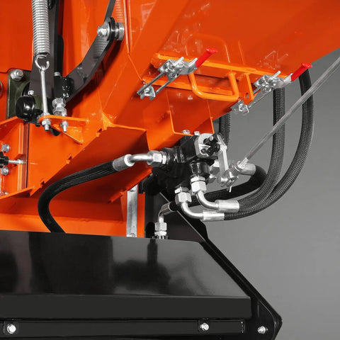 Hydraulic system and controls of 6 Inch PTO Hydraulic Wood Chipper For 20 To 50 HP Tractors With 3 Point Hitch Model WC68H