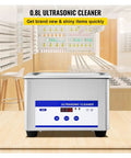 Premium Ultrasonic Cleaner And Compact Dishwasher Deploying 40Khz Cavitation To Strip Stubborn Grease Dirt And Grime From Kitchen Ware Glass And Tools Rapidly No Sweat Scrubbing Required Solid Pick For Busy Families in a bright kitchen setting.