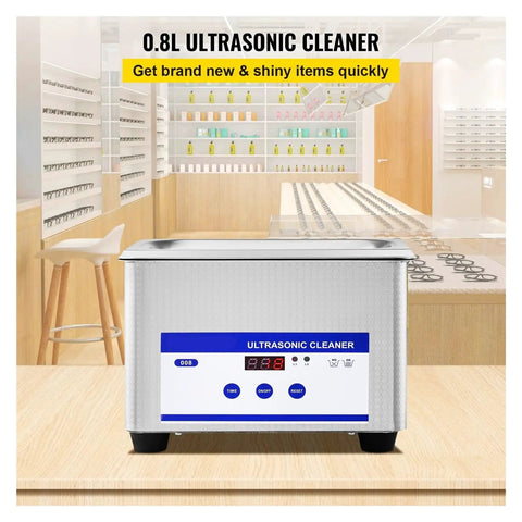 Premium Ultrasonic Cleaner And Compact Dishwasher Deploying 40Khz Cavitation To Strip Stubborn Grease Dirt And Grime From Kitchen Ware Glass And Tools Rapidly No Sweat Scrubbing Required Solid Pick For Busy Families in a bright kitchen setting.