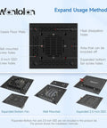 Badass Intel Alder Lake N100 Mini PC Router And Firewall System with heat dissipation holes and installation methods illustrated.