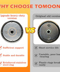 Upgrade comparison of stove knob replacement kit 5 pack for gas range oven cooktop controls vs original version.