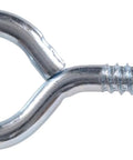 Large Zinc Screw Eye 0.363 Inch By 3.875 Inch For Wood Applications, Rust Resistant Zinc-Plated Finish, Vertical Hanging Hook