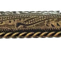 Set Of 24 Antique Brass Drawer Handles, Four And Three Quarters Inch Length, 3 Inch Center Spacing, Includes 1 Inch Screws, ornate design visible.