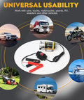 Electric Oil Extractor Pump 12V 24V High Power 100W Copper Motor With Long 59 Inch Hose shown with car, boat, and lawn equipment
