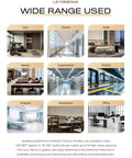 Various commercial environments showing Leydebong Bathroom Privacy Indicator Handle Lock in gyms, hotels, schools, and more.