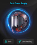 Solar Powered Auto Darkening Welding Helmet with Wide Shade 9 13 for TIG MIG ARC Welding, dual power solar and lithium battery