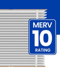 Replacement 401 Furnace Filter For 2400 Space Gard Whole House Purifiers MERV 10, showing filter pleats and MERV 10 rating.