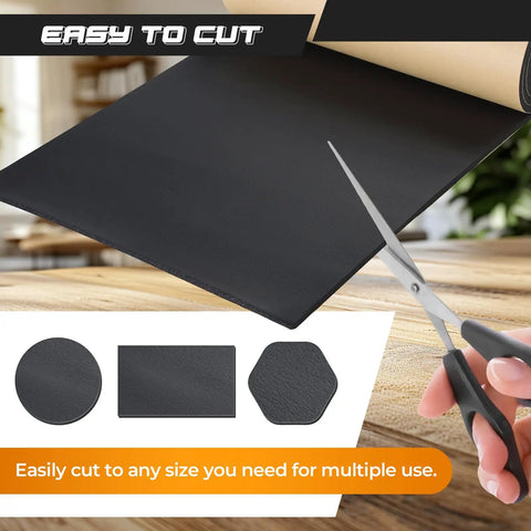 Scissors cutting Neoprene Sponge With Sticky Back Foam Rubber Sheet 1/4 Inch Thick By 12 Inch Wide By 54 Inch Long For DIY builds.