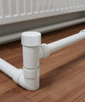 8 Inch Schedule 40 PVC End Cap Fitting 1 Pack Slip Socket Cap for Unthreaded Pipe Closure Installed on Floor