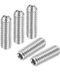 Heavy Duty Ball Point Set Screws M4 X 12mm 304 Stainless Steel Spring Loaded Hex Socket Fasteners 20 Pack shown in close-up.