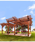Mission Collection ZMAX Black Powder Coated 90 Degree Angle for 6X Lumber Outdoor Accents reinforcing a pergola structure