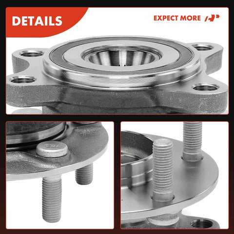Front Wheel Bearing And Hub Assembly For Mazda 3 2019 2020 2021 2022 5 Lug Direct Fit With Heavy Duty Ball Or Roller Bearing