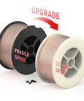ER70S-6 MIG Wire For Mild Steel, 0.035 Inch Diameter, 2 Pound Spool, Pro-Grade ABS Plastic Core, upgrade from fragile to strong spool