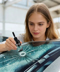 DIY Windshield Chip Repair Kit Quick Fix That Prevents Spreading With Invisible Finish Car Glass Repair For Everyday Drivers