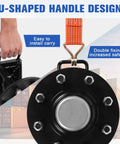 U-shaped handle design of Tough As Nails Heavy Duty Shipping Container Wheels And Axles 8X6.5 lug set for easy carrying
