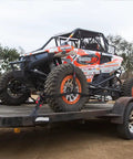 Ultimate UTV Tie Down Kit For Trailer Transport With Tire Bonnets, Wheel Lasso Straps, Speedwraps And Handy Storage Bag