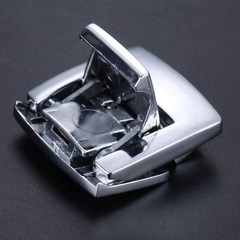 Spring Loaded Hasp Lock 46x46mm Metal Toggle Latch For Cabinets Drawers Boxes And Cases Built Tough For Heavy Duty Security.