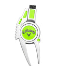 Super Handy Four In One Golf Divot Repair Tool Built With Tough Zinc Alloy For Avid Golfers, lime tool with brush and marker