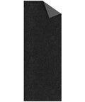 Hallway Runner Rug 2 Foot By 6 Foot Durable Non Slip Mat With Scraper Pile For Indoor And Outdoor Use Ideal For Kitchen Entryway Patio And Garage For High Traffic Areas Black