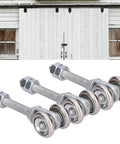 3 Pieces Track Roller Wheels For Sliding Doors With Steel Dual Wheel Trolley Roller For Rail Door Suspension Ideal For Glass Sliding Doors 35mm Diameter Durable Iron Material High Hardness And Wear Resistant For All Door Types.