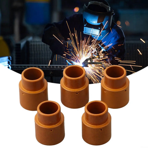 Top Tier Plasma Air Diffuser 13788 for Eastwood Versa 40A 60A Welding Tools, five metal body pieces for high heat cutting.
