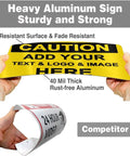 Electric Shock Hazard Warning Sign 12x8 Inch Tin Metal Plaque Turn Off Power Safety Notice For Workshop Garage Factory Utility Room Wall Decor Boss Readability, yellow aluminum sign sample