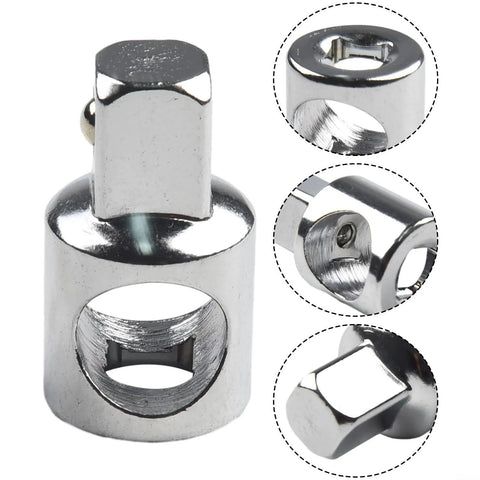 Sliding Rod Socket Adapter, 3/8 in to 1/2 in, chrome steel for ratchet wrenches