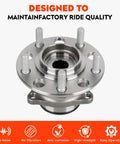 Rear Wheel Bearing And Hub Assembly For AWD And 4WD Vehicles Compatible With Jeep Compass Patriot 2007 2017 And Dodge Caliber
