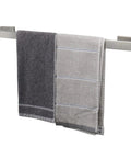 Square Base Wall Mounted Towel Rack, Heavy Duty 20 Inch Towel Bar in Brushed Nickel, SUS304 Stainless Steel, Seamless Concealed Mount