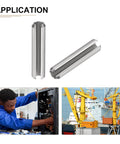 4mm X 25mm Slotted Spring Pin 20 Pack Heavy Duty Stainless Steel Roll Pin Dowel For Home Workshop And Machinery