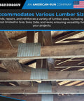 Heavy Duty Eight By Eight Inch Steel Mending Plates For Solid Wood Repair installed on wooden beams for supporting various lumber sizes.