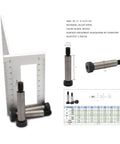 Beefy Heavy-Duty Alloy Steel Shoulder Bolts Set For Tough Applications, 1/2 Inch Diameter, 2 Inch Length, 3/8-16 Threads, 5 Pack