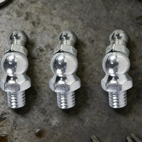 Pro Grade 10 Piece Metric Grease Fittings Kit With 90 Degree Elbows And Hydraulic Nipples for automotive machinery use