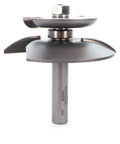 Pro Grade Large Raised Panel Router Bit With Back Cutter For Wide Panels And Cabinet Doors, 3-1/4 Inch Diameter, carbide tipped