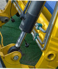 Two Piece Excavator Shim Kit With Round Rubber Washers For Noise Dampening And Shock Absorber Pads, Designed For Heavy Duty Machinery, Ideal Boom Bushing Replacement, Vibration Reduction, And Prolonged Equipment Life on excavator arm joint
